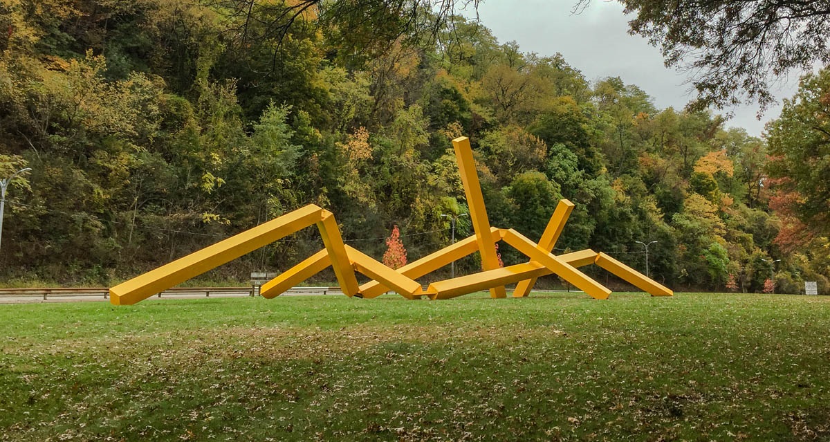 Photo of John Henry's Welcome public artwork