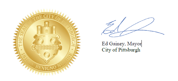 Signature and Stamp for Emergency Declaration.