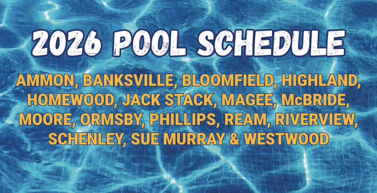2026 Pool Schedule Banner