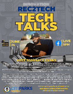 June 24 Tech Talks flyer