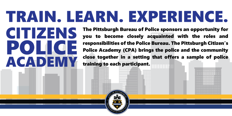 Train. Learn. Experience. Citizens Police Academy.