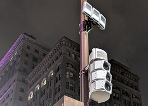 Automated Red Light Enforcement Camera - installed on lamp post